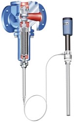 ARI-TEMPTROL 773/774 Thermal-mixing/diverting valve - 3way with flanges without cooling spacer (max. 150°C)