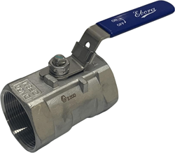 1 -teilige Edelstahl Kugelhahn 2 BSPP, PN63 Handhebel mit reduziertem Durchgang, Q118-31128