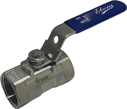 1 piece stainless steel ball valve 1 BSPP, PN63 with handle with reduced bore, Q118-31125