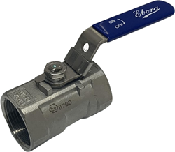 1 -teilige Edelstahl Kugelhahn 1 1/4 BSPP, PN63 Handhebel mit reduziertem Durchgang, Q118-31126