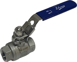 2 -teilige Edelstahl Kugelhahn 3/8 BSPP, PN63 Handhebel, Q218-31122