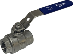 2-delige RVS kogelkraan 3/4 BSPP, PN63 handbediend, Q218-31124