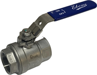 2 -teilige Edelstahl Kugelhahn 1 1/4 BSPP, PN63 Handhebel, Q218-31126