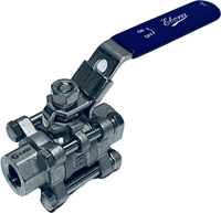 3-delige RVS kogelkraan 1/4 BSPP, PN63, Q318-31121