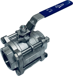 3-delige RVS kogelkraan 2 BSPP, PN63, Q318-31128