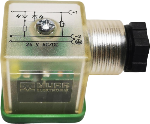 Ebora Form A steker met LED en Varistor 24 VAC/DC, 700-29005-0000000