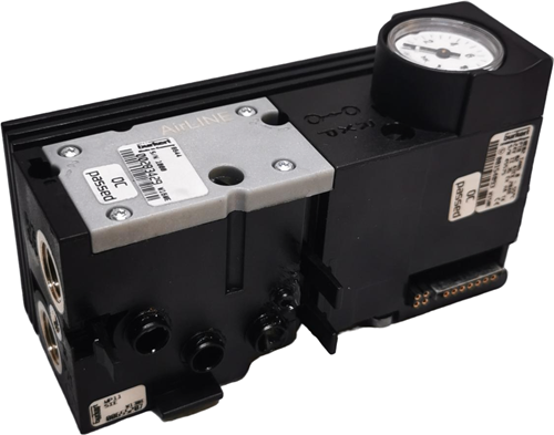 Burkert 8644 Luftversorgungsanschluss mit Manometer Siemens, 154093