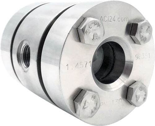 Hogedruk kijglas met draad 1/2 PN160, 11-522-1-3-4-1-1-7-0 Ebora