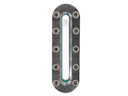 Ovaal kijkglas PN25: 256mmx70mm, 337-1.4571/1.4571-256 Ebora