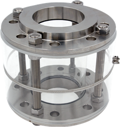 Buiskijkglas met flens, 620-DN80-1.4571-FKM-Ohne SM Ebora