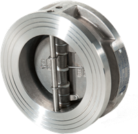 Doppelte Zwischenbau (Wafer) Rückschlagklappe Serie D6-2