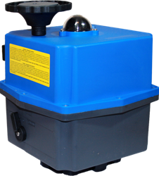 J+J Electric actuator J4C-S140 140 Nm, 24-240 V AC/DC, open/close, blue, S4C400509