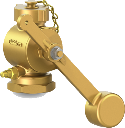 Bronzen kraan met test valve DN50, 813GG050, 813GG050