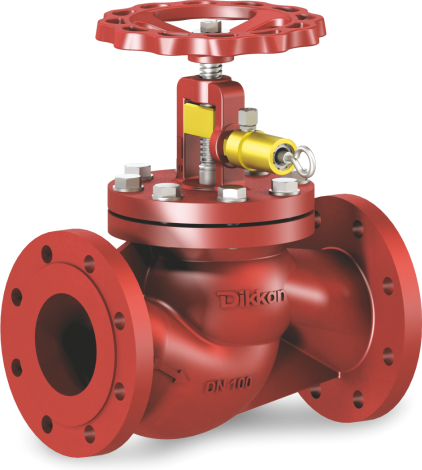 Klepafsluiters Nodulair Gietijzer-recht- SOS Hand, Pneumatisch of Hydraulisch bediend snelsluitend Type 702DC - DN15 - Gietijzer, 702DC015