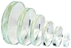 Maxos Gehard borosilicaatglas kijkglas DIN 7080, EBBORO ROND 125 x 15