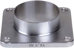 AKO Armaturen Socket end cover MUC, Weld-on ends (ASTM) Stainless steel 1.4404 (AISI 316L) DN 100, MUC100RA.50