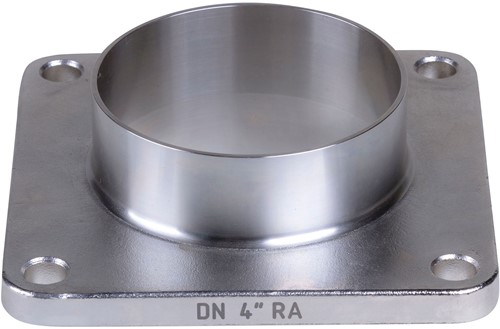 AKO Armaturen Socket end cover MUC, Weld-on ends (ASTM) Stainless steel 1.4404 (AISI 316L) DN 100, MUC100RA.50