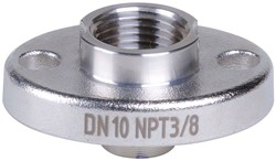 AKO Armaturen Eindkap MUC, binnendraad (ANSI / ASME) RVSl 1.4404 (AISI 316L) DN 10, MUC10N.50