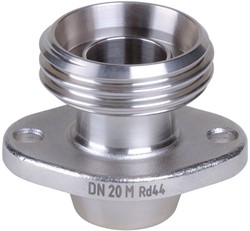 AKO Armaturen Eindkap MUC, draadeind (DIN) RVSl 1.4404 (AISI 316L) DN 20, MUC20M.50