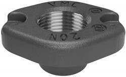 AKO Armaturen Eindkap MUC, binnendraad (ANSI / ASME) Alu, neutraal hard geanodiseerd DN 20, MUC20N.36