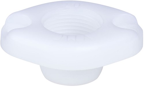 AKO Armaturen Eindkap MUC, binnendraad (ANSI / ASME) POM (wit) DN 20, MUC20N.71