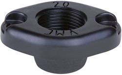 AKO Armaturen Socket end cover MUC, Internal thread (ANSI / ASME) POM (black, cond.) DN 20, MUC20N.73
