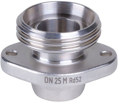 AKO Armaturen Muffendeckel MUC, Gewindestutzen (DIN) Stainless steel 1.4404 (AISI 316L) DN 25, MUC25M.50