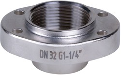 AKO Armaturen Socket end cover MUC, Internal thread (DIN) Stainless steel 1.4404 (AISI 316L) DN 32, MUC32G.50