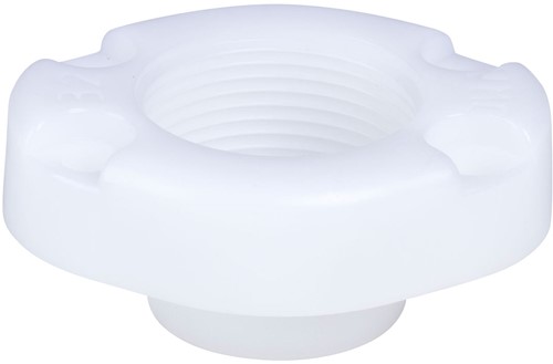 AKO Armaturen Muffendeckel MUC, Innengewinde (DIN) POM (Weiss) DN 32, MUC32G.71