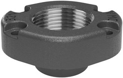 AKO Armaturen Socket end cover MUC, Internal thread (ANSI / ASME) Alu, neutral hard anodized DN 32, MUC32N.36