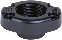 AKO Armaturen Socket end cover MUC, Internal thread (ANSI / ASME) POM (black, cond.) DN 32, MUC32N.73