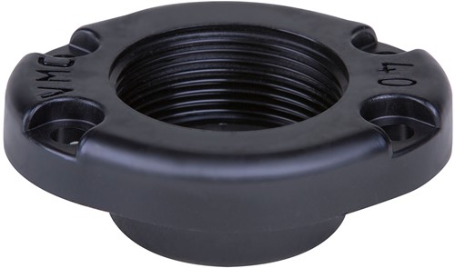 AKO Armaturen Eindkap MUC, binnendraad (ANSI / ASME) POM (zwart, cond.) DN 40, MUC40N.73