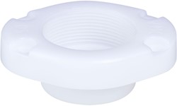 AKO Armaturen Socket end cover MUC, Internal thread (ANSI / ASME) POM (white) DN 50, MUC50N.71