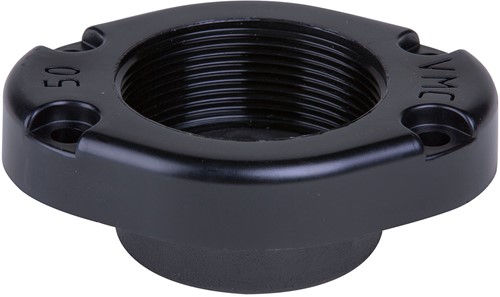 AKO Armaturen Socket end cover MUC, Internal thread (ANSI / ASME) POM (black, cond.) DN 50, MUC50N.73