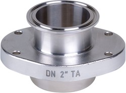 AKO Armaturen Socket end cover MUC, Tri-clamp (DIN, row C) Stainless steel 1.4404 (AISI 316L) DN 50, MUC50TA.50