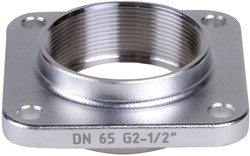 AKO Armaturen Socket end cover MUC, Internal thread (DIN) Stainless steel 1.4404 (AISI 316L) DN 65, MUC65G.50