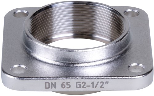 AKO Armaturen Socket end cover MUC, Internal thread (DIN) Stainless steel 1.4404 (AISI 316L) DN 65, MUC65G.50