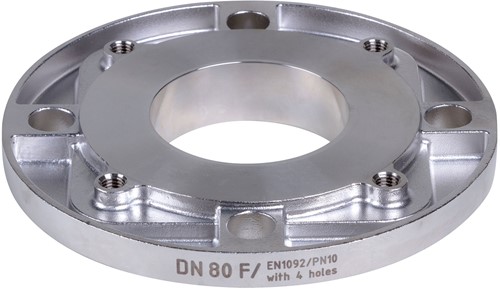 AKO Armaturen Socket end cover MUC, Flange (DIN) Stainless steel 1.4404 (AISI 316L) DN 80, MUC80F.50