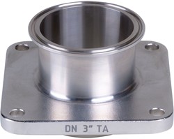 AKO Armaturen Socket end cover MUC, Tri-clamp (DIN, row C) Stainless steel 1.4404 (AISI 316L) DN 80, MUC80TA.50