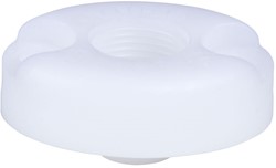 AKO Armaturen Eindkap MUMP, binnendraad (DIN) POM (wit) DN 10, MUMP.010.71