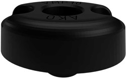 AKO Armaturen Socket end cover MUMP, Internal thread (ANSI / ASME) POM (black, cond.) DN 10, MUMP.010.73/NPT