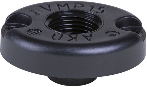 AKO Armaturen Muffendeckel MUMP, Innengewinde (DIN) POM (Schwarz, cond.) DN 15, MUMP.015.73