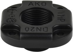AKO Armaturen Socket end cover MUMP, Internal thread (ANSI / ASME) POM (black) DN 20, MUMP.020.72/NPT