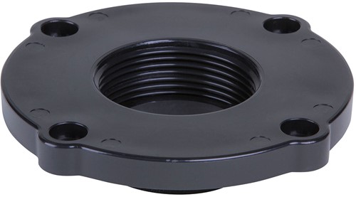 AKO Armaturen Socket end cover MUMP, Internal thread (ANSI / ASME) POM (black, cond.) DN 40, MUMP.040.73/NPT