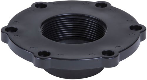 AKO Armaturen Muffendeckel MUMP, Innengewinde (ANSI / ASME) POM (Schwarz) DN 50, MUMP.050.72/NPT