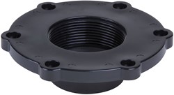 AKO Armaturen Socket end cover MUMP, Internal thread (ANSI / ASME) POM (black, cond.) DN 50, MUMP.050.73/NPT