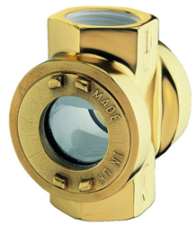 D-Sight Glass with Double Window in Brass or Bronze According to Diameter Spirax Sarco