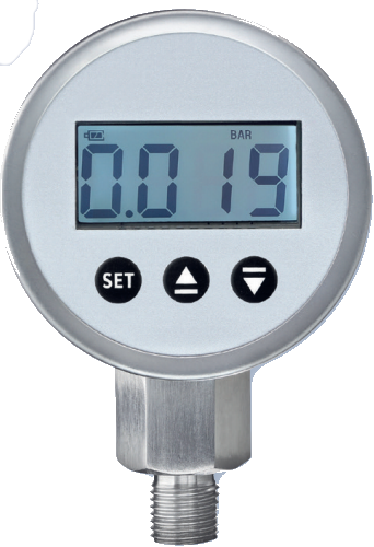 Digitale manometers Type ETD-MP19 Klasse 0.5 met signaaluitgang 