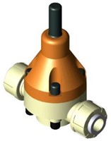 Stübbe PP Drukhoudventiel DHV718 1/2 PN10 PTFE/FPM 0-10 bar Bi dr, 147196