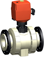 Georg Fischer 199180140, Ball Valve 180 PP-H/FKM d90 N80, flange Voltage: 100-230V